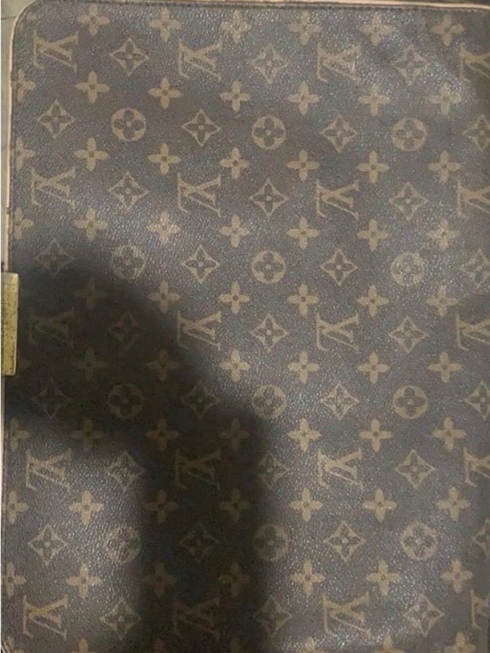Louis Vuitton Monogram Zipfolio in Brown and Tan